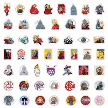 50pcs Fullmetal Alchemist anime waterproof sticker...