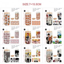Chainsaw Man anime frosted glass cups 350ml/450ml