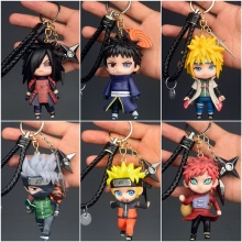 Naruto anime figure doll key chains