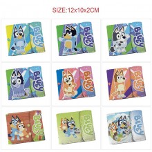 Bluey anime snap wallet buckle purse