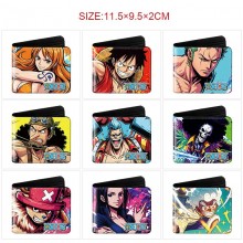 One Piece anime wallet purse