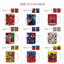 Super Hero Iron Spider Super Man ceramic cup mug