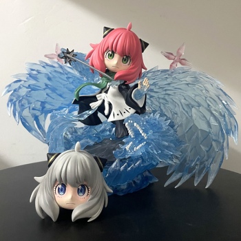 21cm SPY x FAMILY Anya Forger cos Hitsugaya Toushirou anime figure