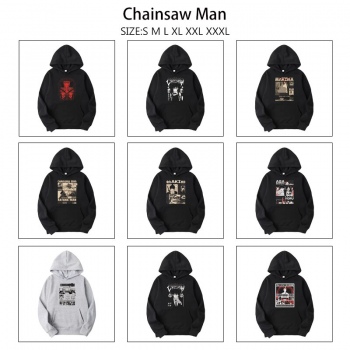 Chainsaw Man anime Long Sleeve Hoodies Sweatshirts