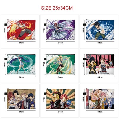 Fairy Tail anime A4 file folder documents bag