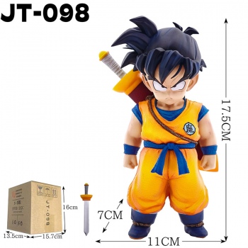 17.5cm Dragon Ball Young Gohan jt-098 With Sword Figure