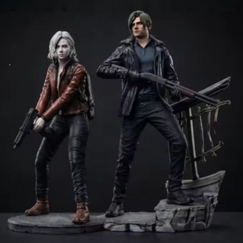 21cm Resident Evil 9 Requiem Tactical Duo Leon &amp; Grace Figures set