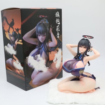 17cm Blue Archive Tsukatsuki Rio Cheongsam Figure