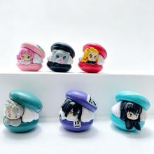 6pcs/set 4cm Demon Slayer anime figures(OPP bag)