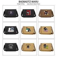 BADBADTZ-MARU XO retro canvas messenger crossbody shoulder bags