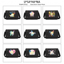 U*SA*HA*NA retro canvas messenger crossbody shoulder bags