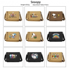 Snoopy anime retro canvas messenger crossbody shoulder bags