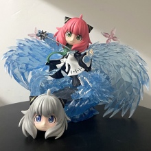 21cm SPY x FAMILY Anya Forger cos Hitsugaya Toushirou anime figure