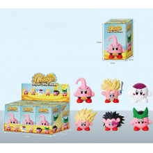 6pcs/set Dragon Ball cos Kirby anime figures