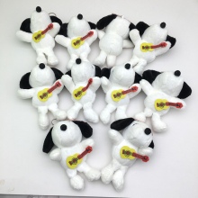 14cm Snoopy anime plush dolls set(10pcs a set)