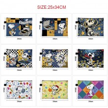Snoopy anime A4 file folder documents bag