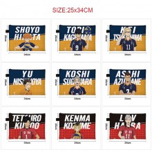 Haikyuu anime A4 file folder documents bag