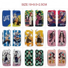 Demon Slayer anime long zipper wallet purse