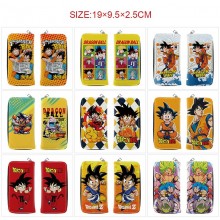 Dragon Ball anime long zipper wallet purse
