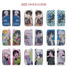 Link Click‌ anime long zipper wallet purse